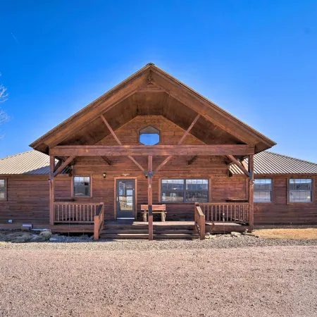 New Mexico Cabin Hideaway w/ Eagle Nest Lake Views