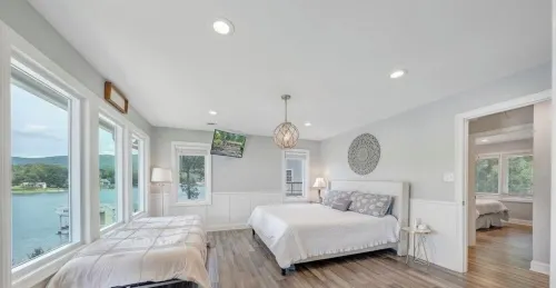 Smith Mountain Lake Home with Stunning Views  with Wet Cove