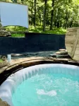 Luxe Cabin Hot Tub Outdoor Movie Screen Mountains