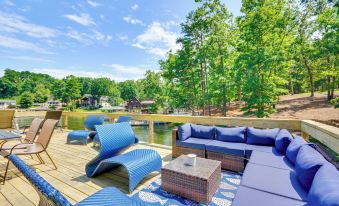Badin Lake Cabin w/ Dock & 2-Story Boat Slip!