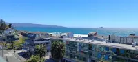 Lovely studio - WiFi - 2 blocks from Reñaca beach. Ocean view from the roof!