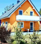 Lake vacation Müritz - House Nordlicht with sauna, fireplace & wallbox, 250 m to the beach