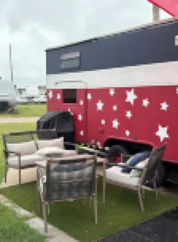 All-American Travel Trailer Near The Beach