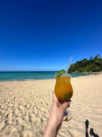 Beautiful and modern home in Cabrera with ocean view and pool ( really quiet )