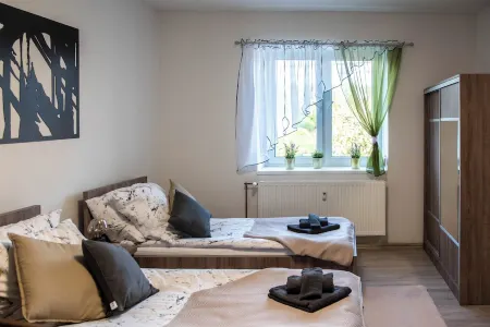 Charming 1-bedroom apartment in pleasant Moravskoslezský kraj with WiFi