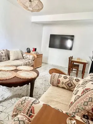 Unique & Cozy Apartment 5min from Agadir Beach Hotels in Anza