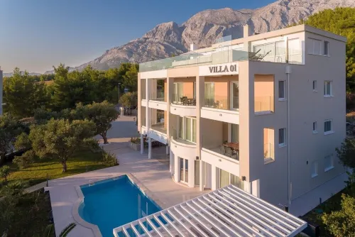 Promajna Villa 01, Apartment 02 (2 + 2, 1st floor) Hotels in Promajna