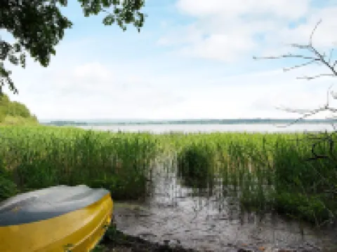 Lakeside Holiday Home with Forest