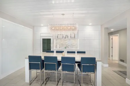 The Blue Oasis is located in the heart of downtown South Haven with water views.