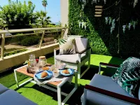 Beach Studio in Golfe-Juan with Sea View, Parking Near Cannes, Antibes