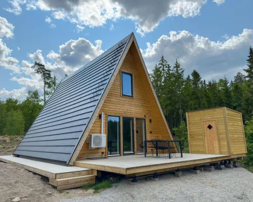 A Frame Cottage Surrounded by a Forest, Incl Sauna Hotels in Kallinge