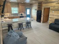 A cozy 2 bed 2 bath cabin In Leakey Tx on 140 Acres with 2,000 FT of River Front