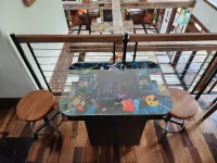 Ultimate Group Getaway: Modern Cabin w/ Hot Tub, Foosball, Playset & Arcade - 5-Star