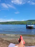 Beautiful Lake House on Schroon Lake with private beach and dock slip-4bed/4bath