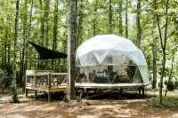 Amazing Creekside Glamping Dome in Park-Like Setting with Hot Tub & A/C! Hotel a Pittman Center
