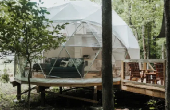 Unique Glamping Dome Stay!