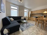 Vacation apartment "Kleine Möwe" with large garden in the heart of Pilsum