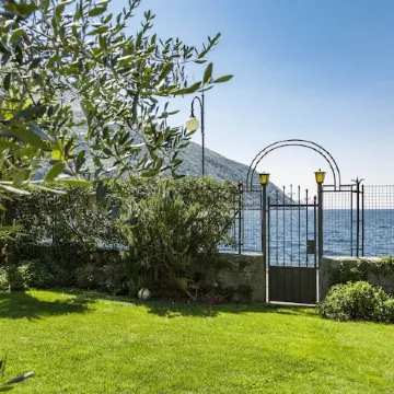 Beust House - Ada - Balcony Overlooking Lake, Harbor and Village