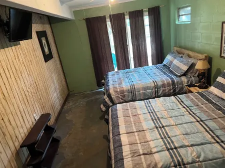 Two Story House with Deck over the River