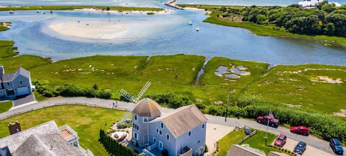 Unique oceanfront windmill with breathtaking views of Nantucket Sound. Hotels in Barnstable