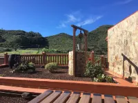 Rural house in a valley with sea views and swimming pool.