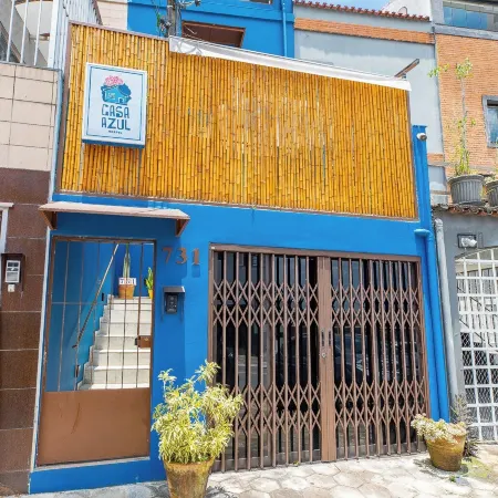 Hostel Casa Azul Отели рядом с достопримечательностью «Станция метро Jabaquara»