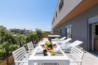 Rhodes Skyline Suite with Out Door Jacuzzi Sea View