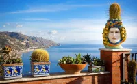 B&B Acireale - Il Cavalluccio Marino Fronte Mare - Mountain view