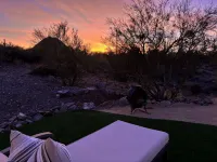 Private Casita w desert landscape and great views.