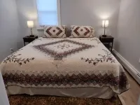 Spacious Living and Fully Equipped Kitchen - Charming Getaway