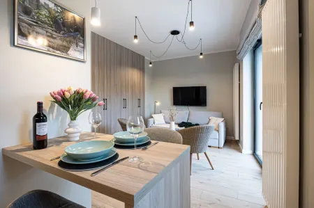 Costa Romantyczne Studio Shellter w Rogowie Blisko Morza Отели в г. Rogowo