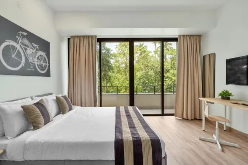 Spacious 3-Br Apartment with Pool in Candolim - Condos