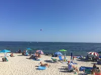 has pool-1/2 mile to beach