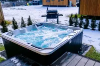 Smart mobile home on the lake with whirlpool (WA102)