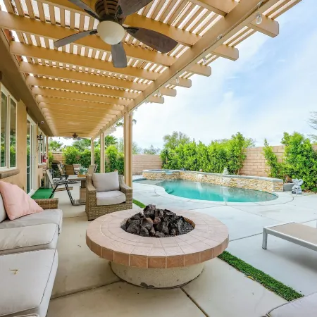 Gazebo + Putting Green: Serene Indio Getaway