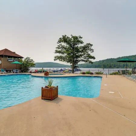 Steps to Shore: Scenic Big Boulder Lake Condo!
