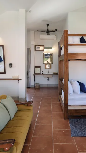 ห้องแฟมิลี่สี่ท่านพร้อมวิวสวน