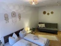 Modern and barrier-free holiday apartment boho style, bookable massages possible