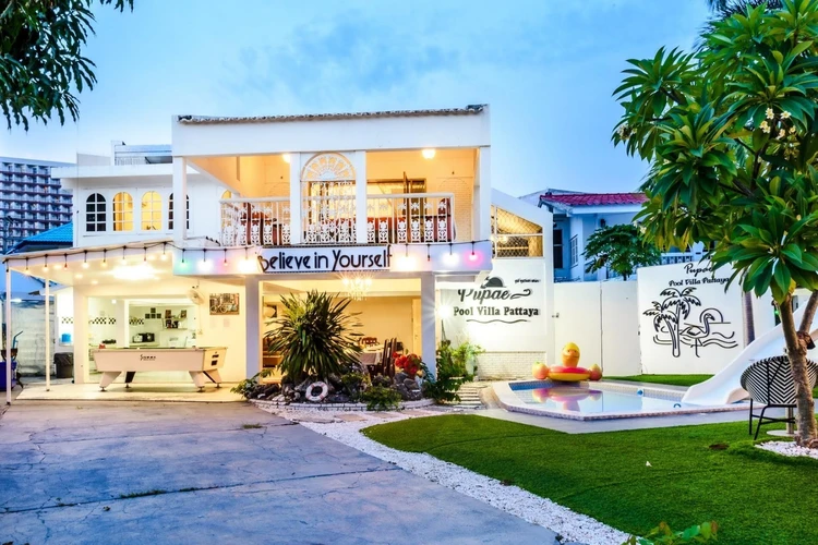 รูปภาพของพูลวิลล่า 6 ห้องนอนแสนสบาย ใกล้ชายหาด ซีพี6