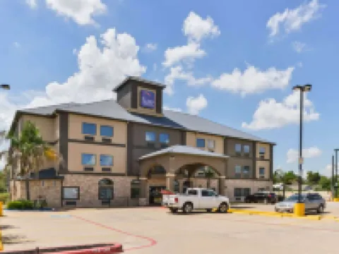 市中心北部附近-舒眠套房飯店 山姆 休斯頓 公園附近的飯店