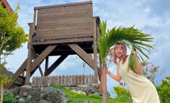 Its a Cute Log House on the Remote Island Sesoko