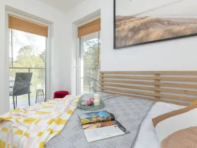 Spacious apartment, swimming pool, Pobierowo Các khách sạn ở Trzesacz