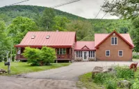 Heart of Lincoln - Modern Log Cabin, Steps from Main St, Mountain Fun,& Dining