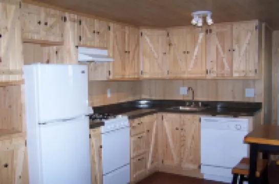 Located Behind a Tree Filled Garden Near Our Horse Barn and Farm Sanctuary.