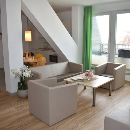 Posthus Apartment 306 with balcony, close to the beach and central