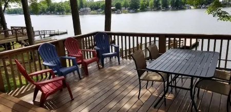 Lake front cottage with dock