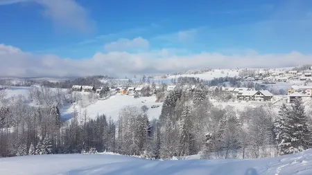 Large vacation apartment with 180-degree views of the mountains Отели в г. Санкт-Андреасберг