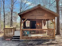 Cozy cabin and contemporary container home on one property! Pets welcome!