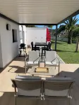 50m2 garden level, 400 m from Agosta beach