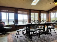 Pocono Area Lakefront Estate, GREAT FOR KIDS, Pontoon boat for rent, game room.